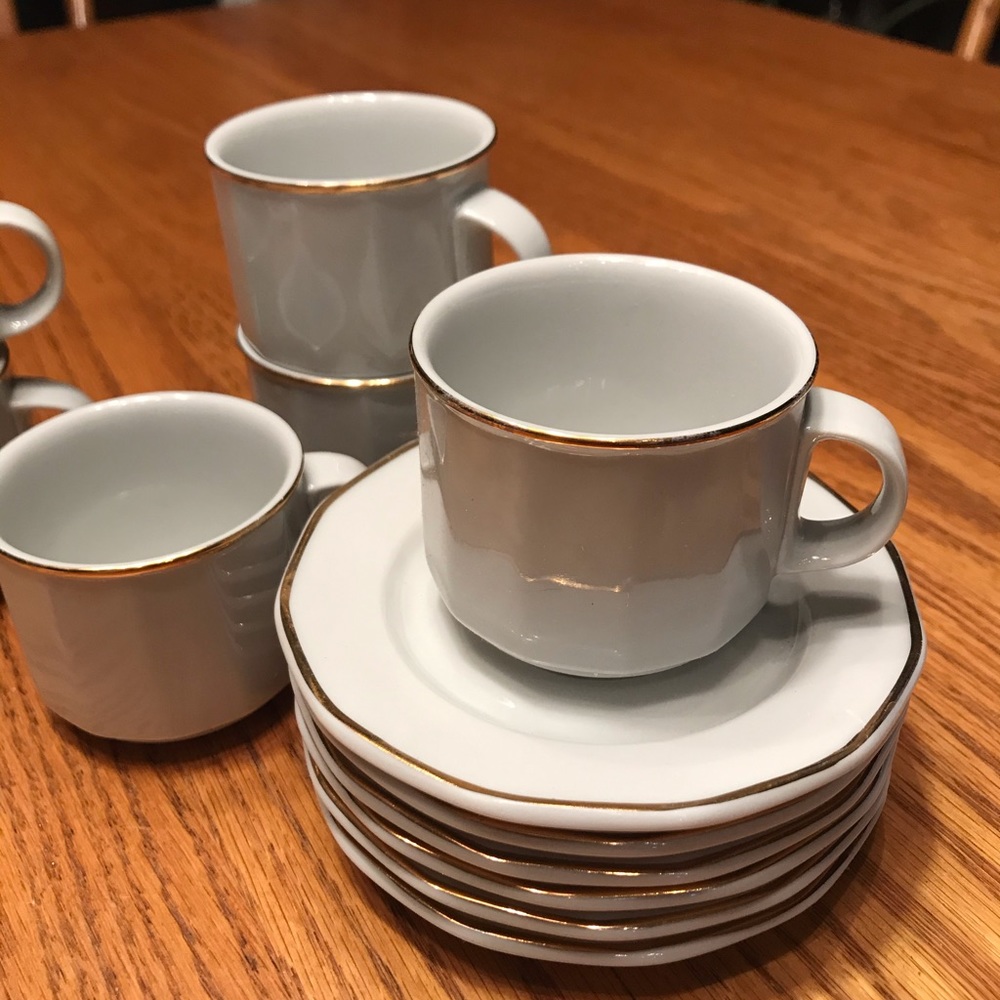 Lubiana cappuccino espresso cups